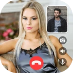 live random video call android application logo